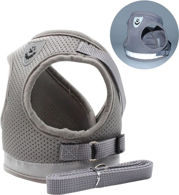 Katzengeschirr mit Leine Ausbruchsicher, Katzenleine mit Geschirr, Cat Harness, M – Bild 3