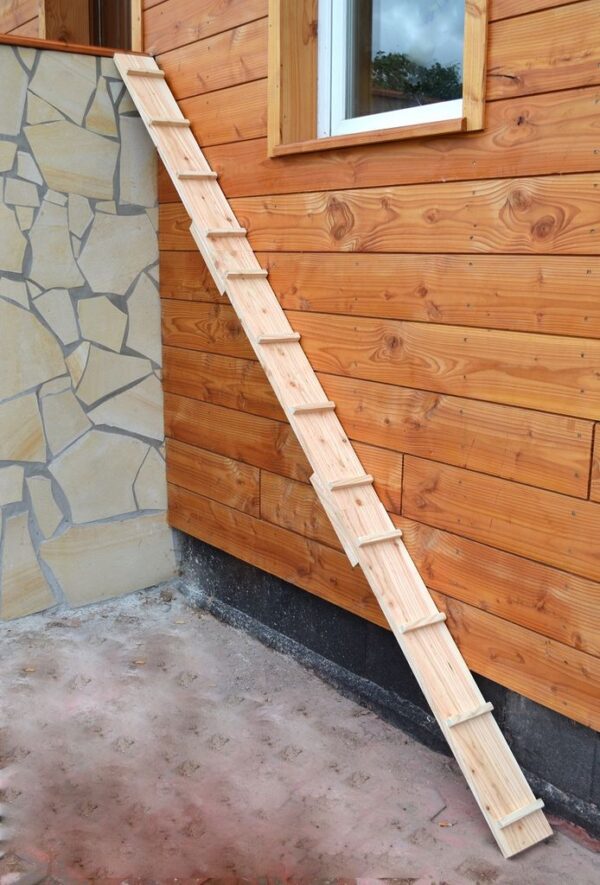 Ruhti - Katzentreppe Katzenleiter Katzenstufe für Balkon, Treppe etc., 2 m